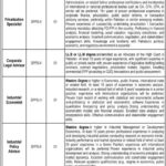 Government of Pakistan Ministry of Industries and Production SPPS Positions 2025