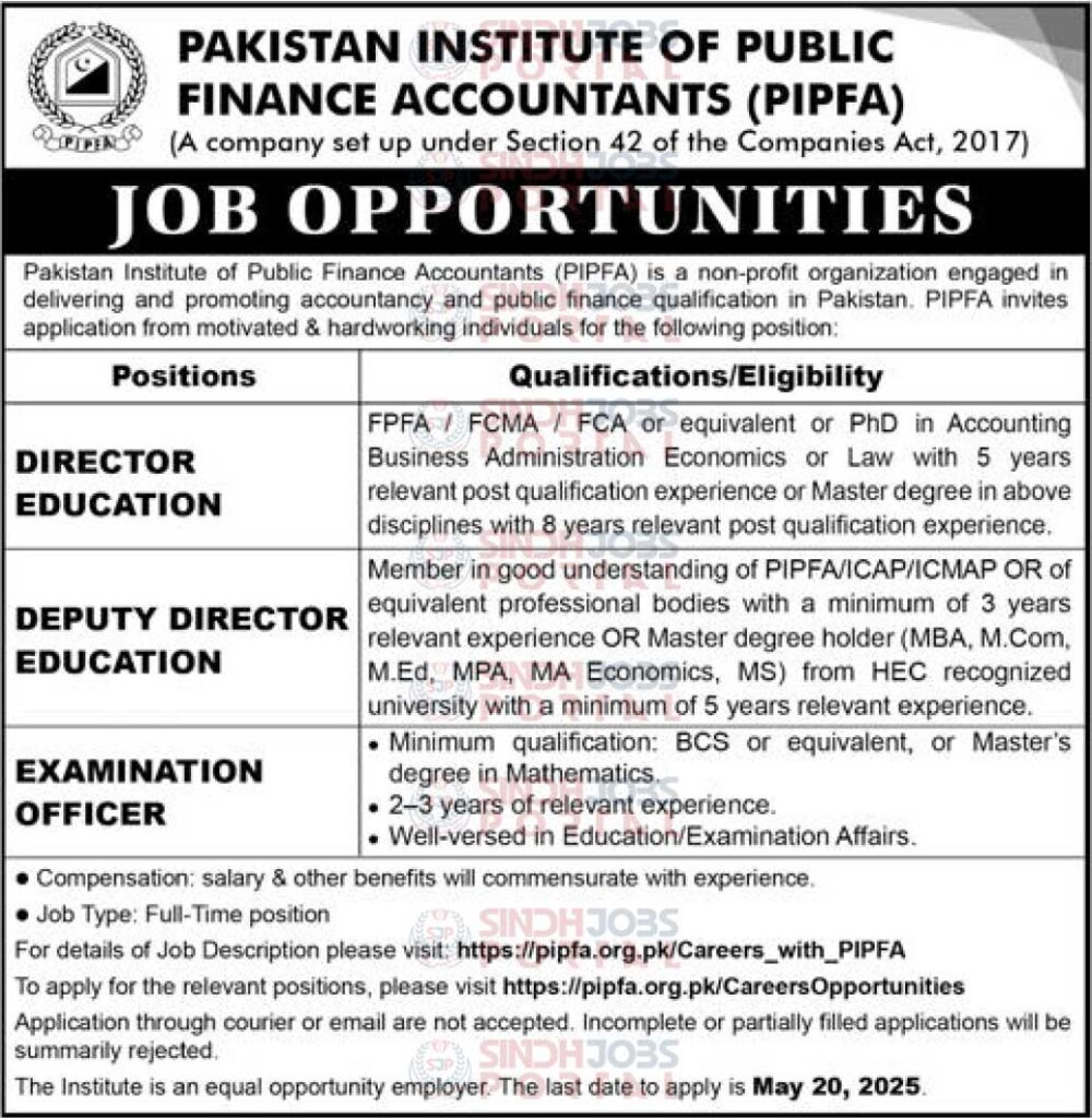 PIPFA-NGO-Jobs-2025
