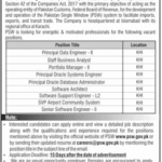 Pakistan Single Window (PSW) Job Openings Apply by June 8, 2025