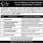 Diabetes Care Hospital Jobs in Karachi – Multiple Positions Available
