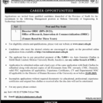 Mehran University ORIC Director Jobs 2025