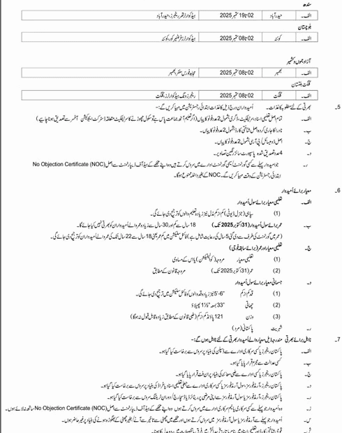 Pakistan Rangers Punjab Jobs 2025 – Online Registration, Last Date 27 August